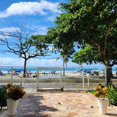 Apartamento Pe Na Areia Guaruja 3 Quartos 3 Banheiros Sala Cozinha Equipada Exterior photo