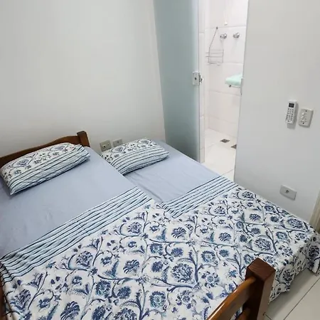 Apartamento Pe Na Areia Guaruja 3 Quartos 3 Banheiros Sala Cozinha Equipada Exterior photo