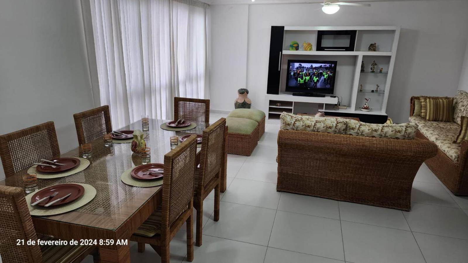 Apartment Apartamento Pe Na Areia Guaruja 3 Quartos 3 Banheiros Sala Cozinha Equipada Guaruja